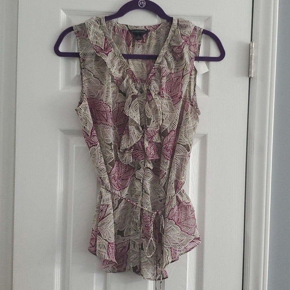 BANANA REPUBLIC TOP SIZE MEDIUM WITH TIE WAIST
